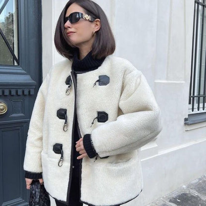 Cardigan Cachemire à Fermoir Métallique